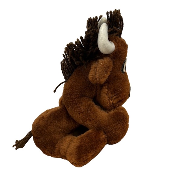 Vintage 1978 Animal Crackers Moose Yak Plush Stuffed Animal by Rocco Bollen - Picture 6 of 9